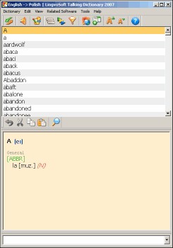 LingvoSoft Dictionary English <-> Polish for Windo 1.8.33 screenshot